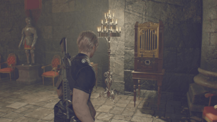 Resident Evil 4 Remake - Throne Room Lock Box In-Game