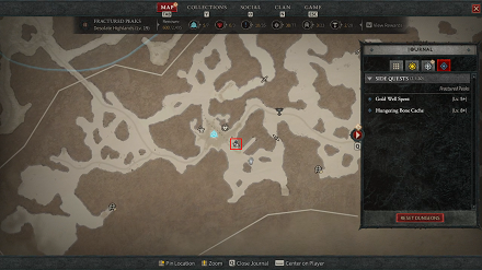 Diablo IV - Woodsman of Nevesk Map View