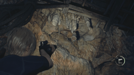 Resident Evil 4 Remake - Big Cave Shrine Velvet Blue Map In Game