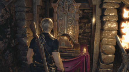 Resident Evil 4 Remake - Quarry Butterfly Lamp In Game