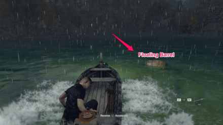 Resident Evil 4 Remake - Run Over Floating Barrels for Pesetas