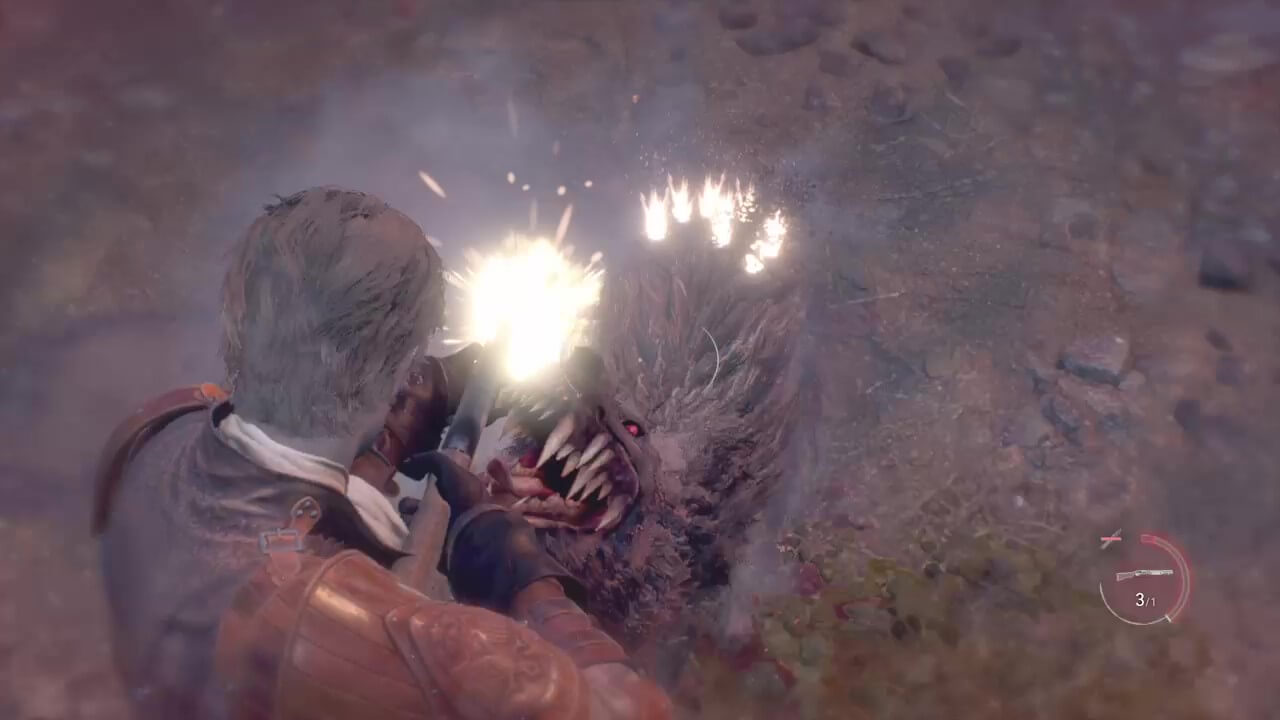 Re4 Remake - Use Shotgun on Zombie Dogs