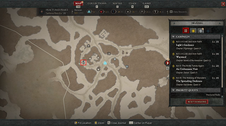 Diablo IV - Chain of Possession Map View