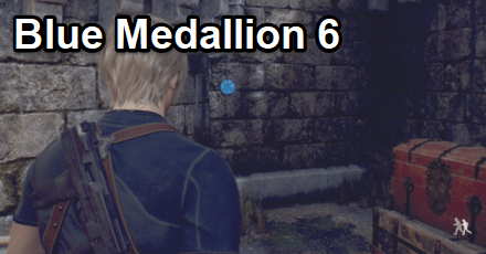 Castle Gate Blue Medallion 6 Location  Resident Evil 4 Remakemode:scale