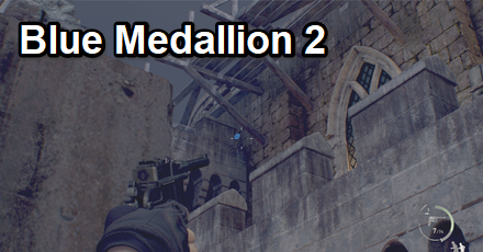Castle Gate Blue Medallion 2 Location  Resident Evil 4 Remakemode:scale