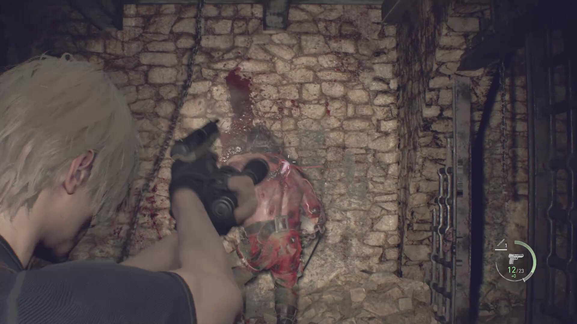 RE4 Remake - Shoot the Plaga on the Back