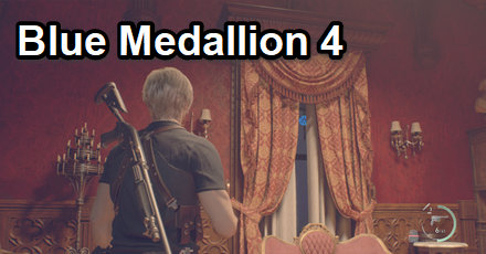 Grand Hall Blue Medallion 4 Location  Resident Evil 4 Remakemode:scale