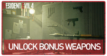 Resident Evil 4 Remake - Unlock Bonus Weapons Banner