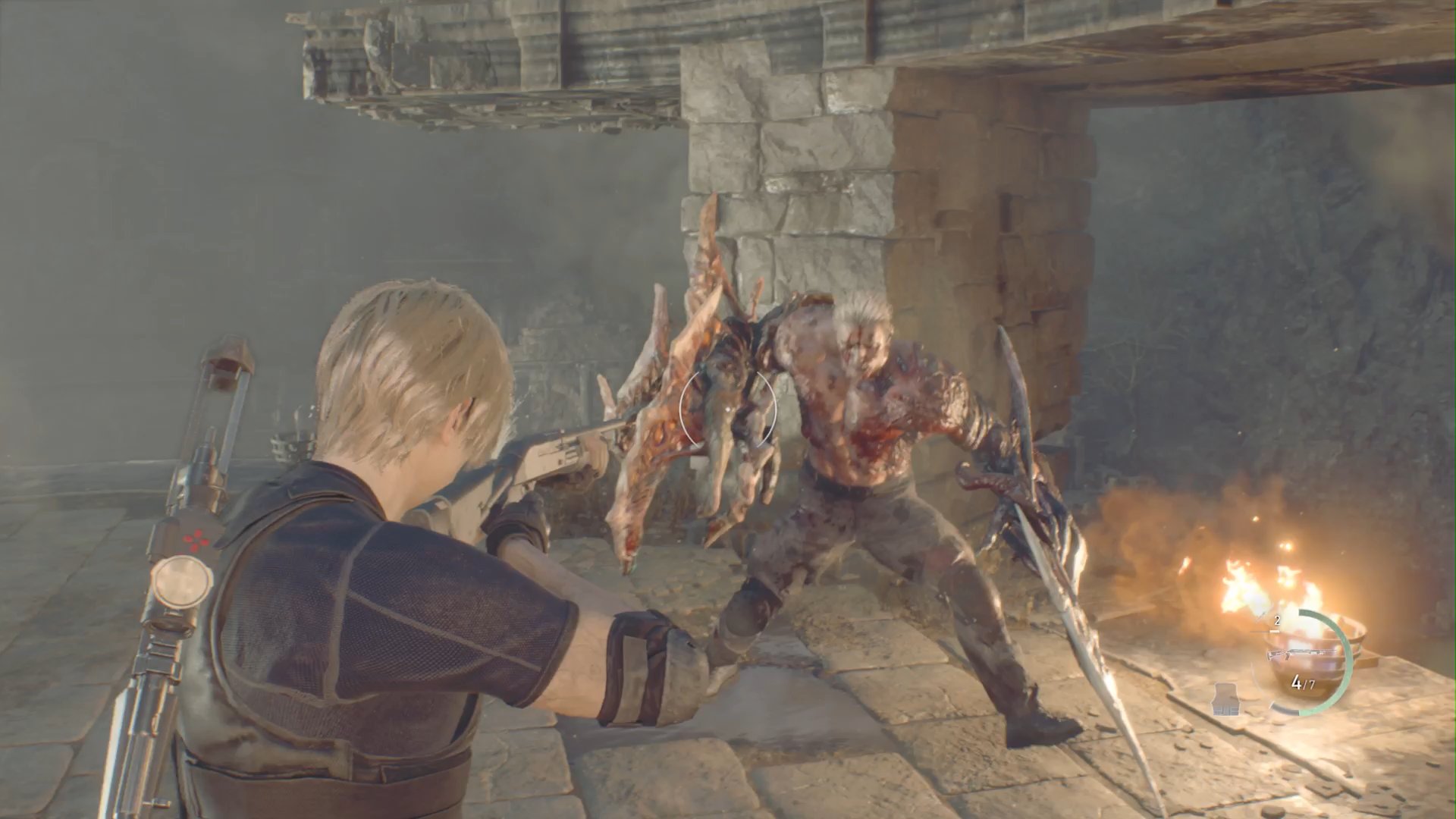 Krauser Fight Resident Evil 4 Remake