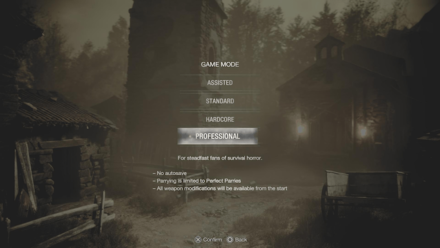 Resident Evil 4 Remake - Game Difficulties