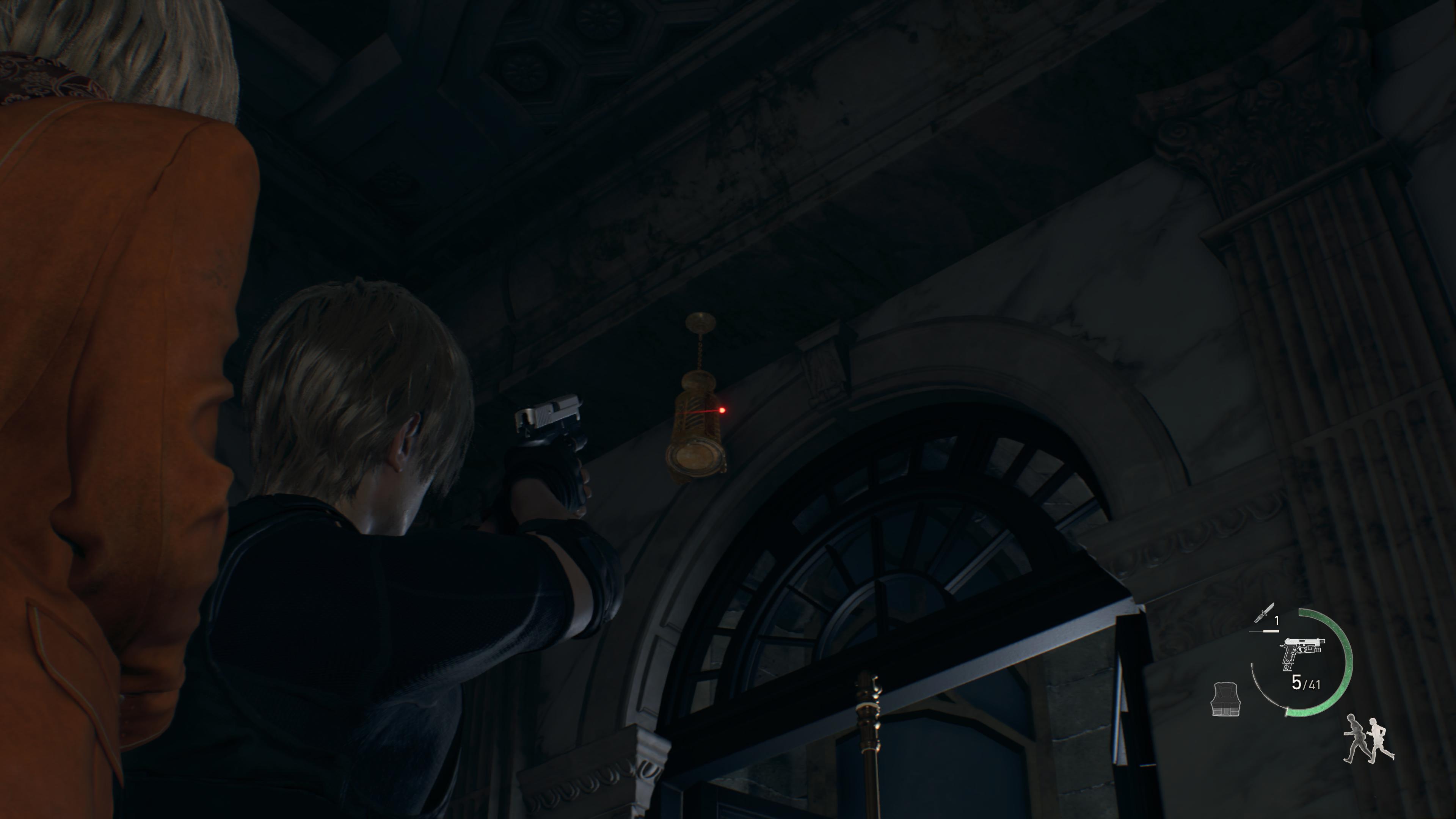 BIOHAZARD RE_4_ - 2nd Flr Grand Hall Hidden treasure - Silver Token