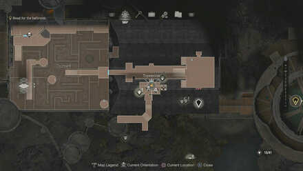 Resident Evil 4 Remake - Grand Hall Merchant Map Location