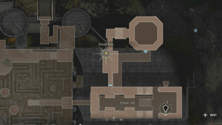 Resident Evil 4 Remake - Chapter 9 Small Key 7 Map Location