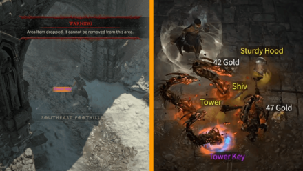 Diablo 4 - Tower Key Location