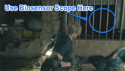 Resident Evil 4 Remake - Use Biosensor Scope to Kill the Rats