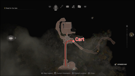 RE4R - head for the lake map 4