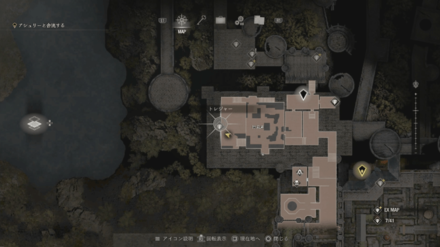 Resident Evil 4 Remake - Castle Mirror with Pearls and Rubies Map Location