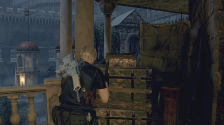 Resident Evil 4 Remake - Castle Elegant Mask In-Game