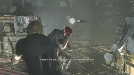 RE4 Remake - Krauser Melee Prompt
