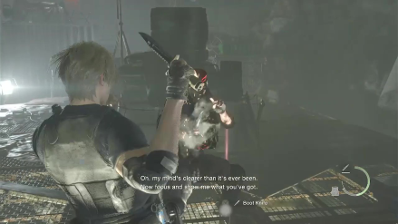 RE4 Remake - Krauser Knife Only