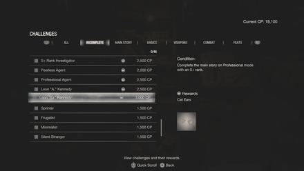 Resident Evil 4 Remake - Wear the Cat Ears Accessory