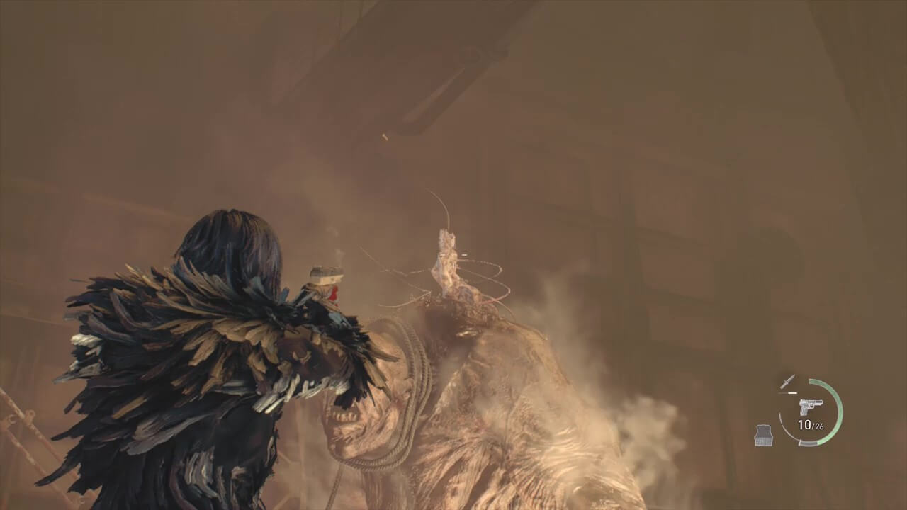 RE4 Remake - Hit the Plaga on Armorless El Gigante FIrst