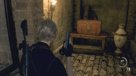 Resident Evil 4 Remake - Castle Elegant Chessboard In-Game