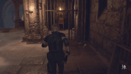 Resident Evil 4 Remake - Castle Justitia Statue In-Game