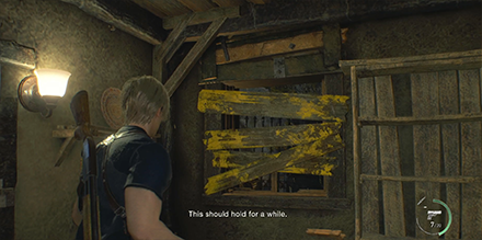 Resident Evil 4 Remake - Barricade the House