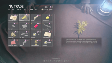 Resident Evil 4 Remake - Yellow Herb