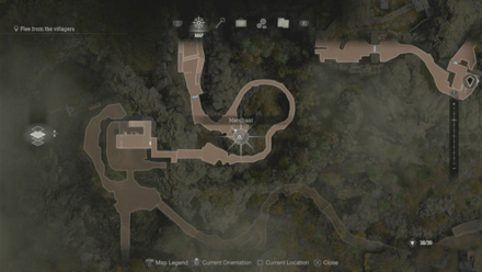 Resident Evil 4 Remake - Villa Merchant Map Location