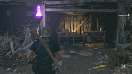 Resident Evil 4 Remake - Slaughterhouse Merchant In-Game