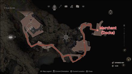 RE4R - cross the lake map 1