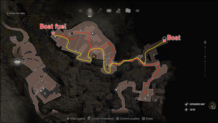 RE4R - cross the lake map 2