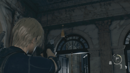 Resident Evil 4 Remake - Castle Silver Token 4 In-Game