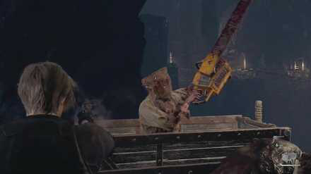 Resident Evil 4 Remake - Chainsaw Man Mine Cart