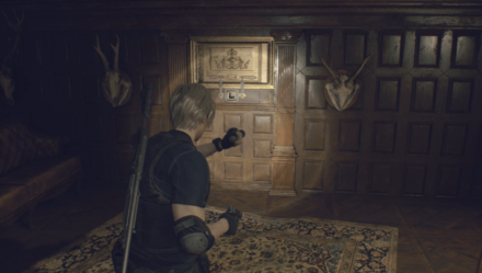 Resident Evil 4 Remake - Castle CQBR Assault Rifle In-Game