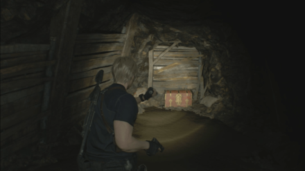 Resident Evil 4 Remake - Castle Gold Bar L In-Game