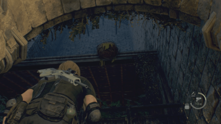 Resident Evil 4 Remake - Castle Scratched Emerald In-Game