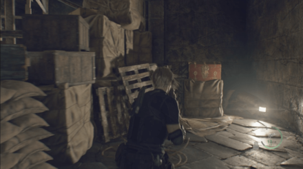 Resident Evil 4 Remake - Castle Gold Bar In-Game