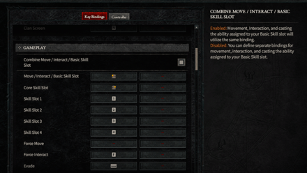 Diablo 4 - Movement Settings