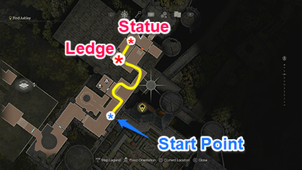 Resident Evil 4 Remake - Ch8 Find Ashley Map