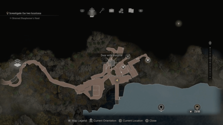 Resident Evil 4 - Door with Insignia Map Location