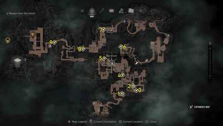 Island Hidden Treasures Map