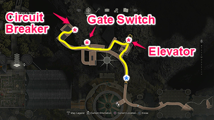 Resident Evil 4 Remake - Sewer Route Map