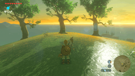 Botw - Akkala Korok 5 Overworld View