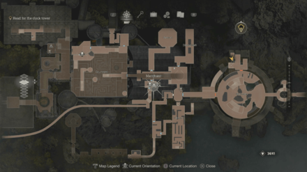 Resident Evil 4 Remake - Grand Hall Merchant Map Location