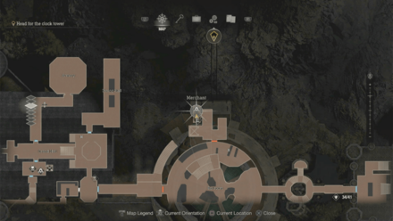 Resident Evil 4 Remake - Ballroom (Gondola) Merchant Map Location