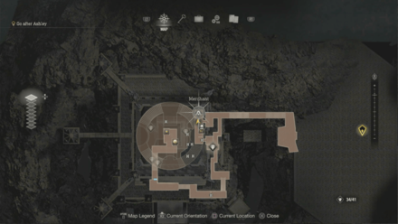 Resident Evil 4 Remake - Clock Tower Merchant Map Location
