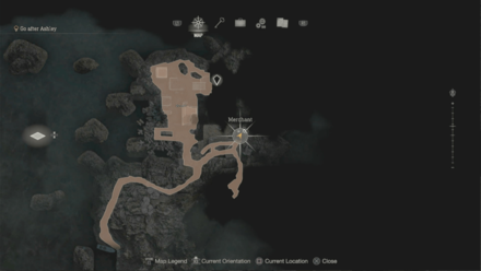 Resident Evil 4 Remake - Wharf Merchant Map Location